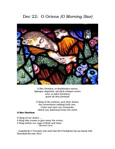 O Antiphons Harry Clarke