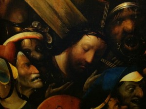 Jesus carrying cross Bosch